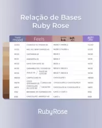 Base Líquida Linha Stay Fix Ruby Rose